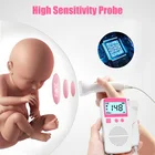 Допплер фетальный детский ультразвуковой допплер портативный детектор частоты сердечных сокращений Модернизированный детектор 3,0 МГц для женщин домашний монитор фетальной системы беременности для беременных женщин