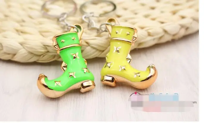 10 шт./лот корейский стиль красочные акриловые сапоги брелок для женщин девушек