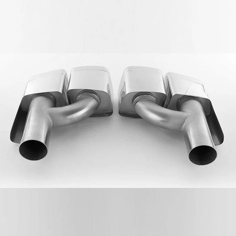 Наконечник глушителя выхлопной трубы автомобиля 2 шт. труба из нержавеющей стали