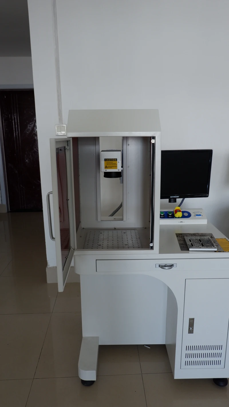 30W Fiber Laser Marking Machine closed cover fiber laser marking machine for jewerly rings silver gold mark | Инструменты