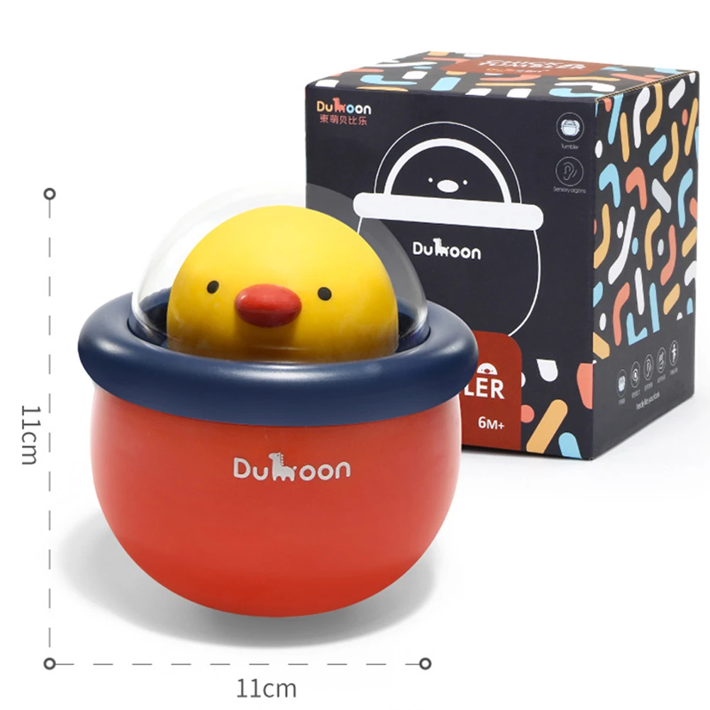 

Cartoon Beep Little Cute Chicken Nodding Tumbler Music Bell Puzzle Early Education Baby Rattle Toy Newborn Birthday Gift