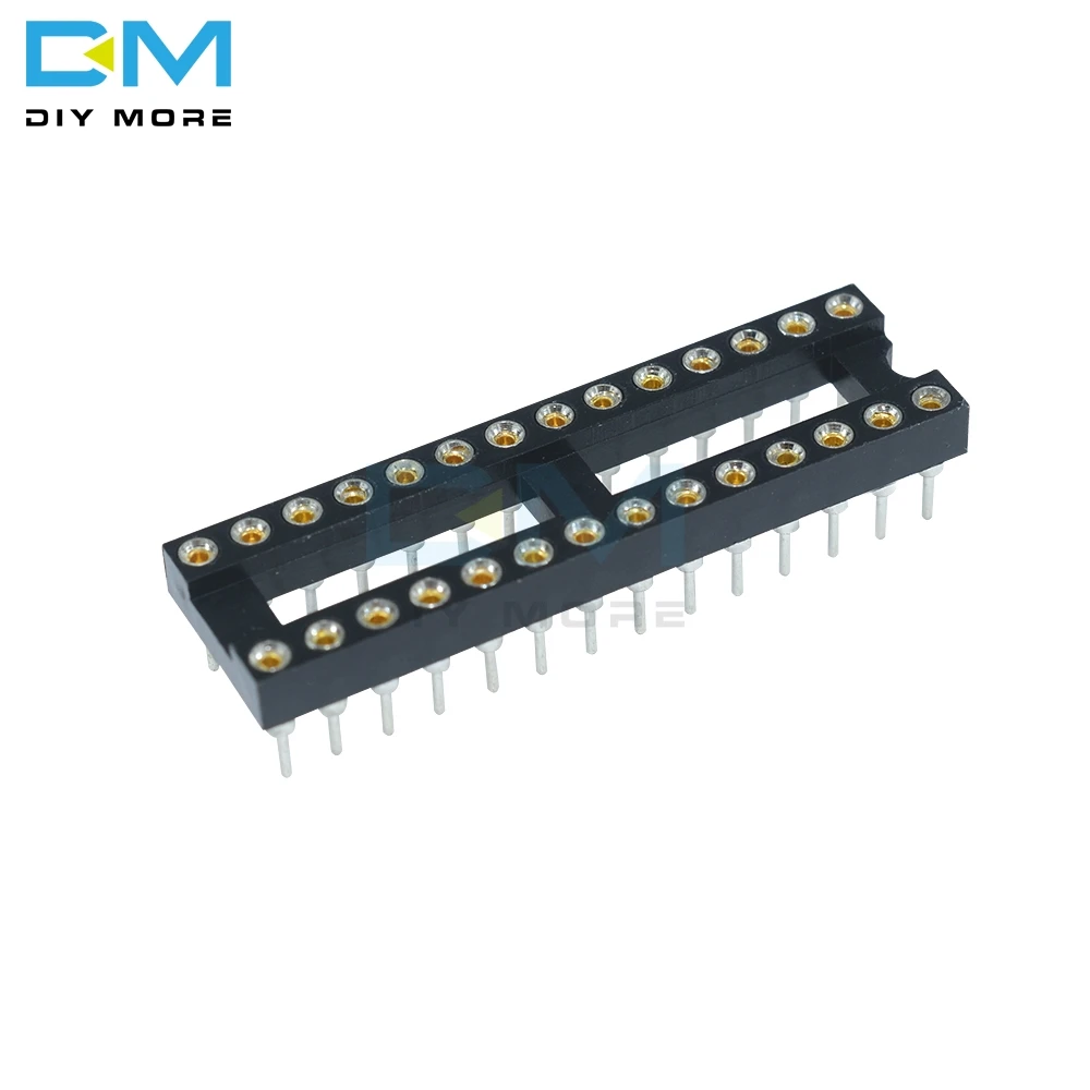 5 шт. 28 Pin DIP SIP круглый ИС адаптер припоя Тип узкий тип Scoket DIY Kit 28pin