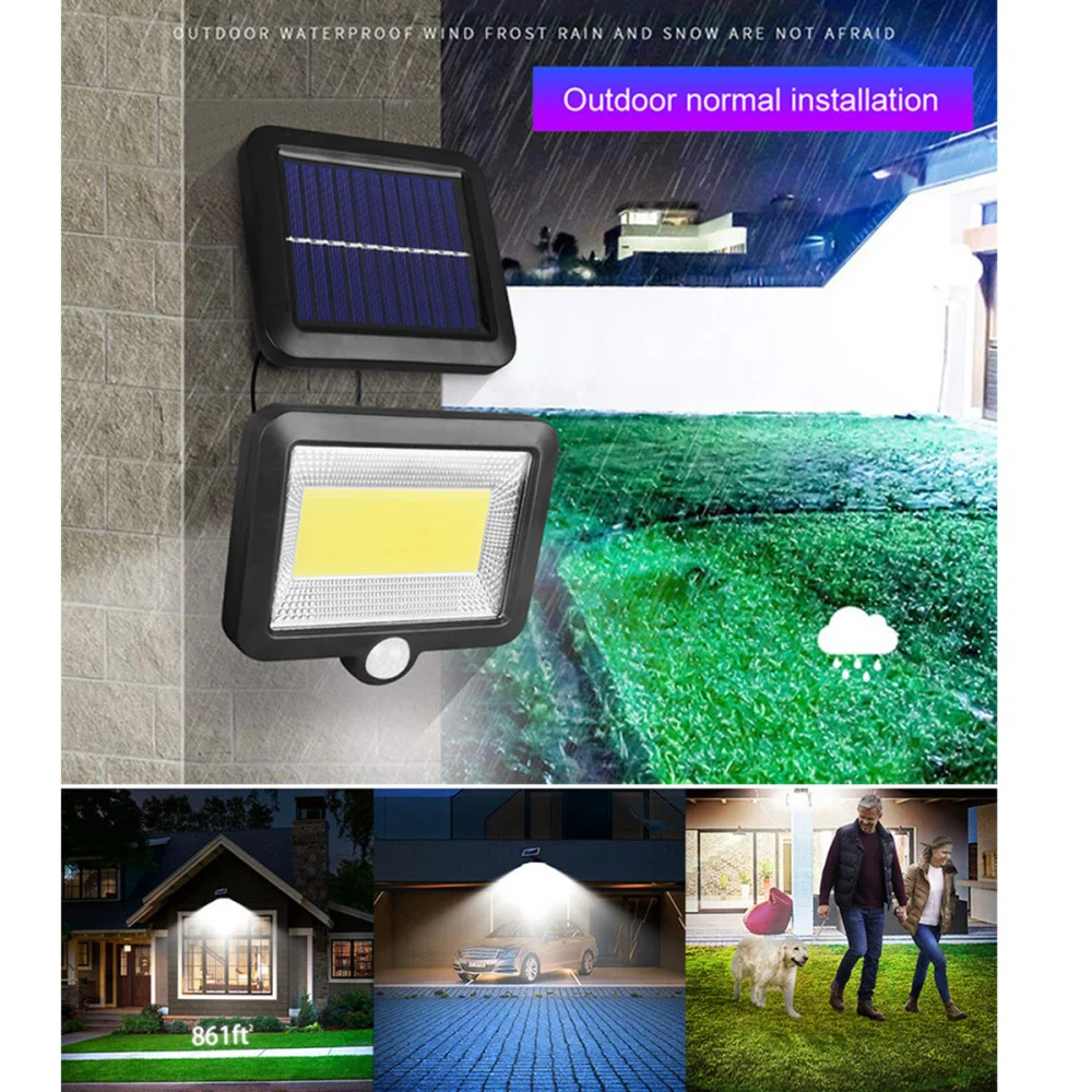 

Solar Wall Lamp Type Solar Lamp Outdoor Garden Wall Lamp Garage Solar Wall Lamp (Style 1 with 2.5 Meters Extension Cord)