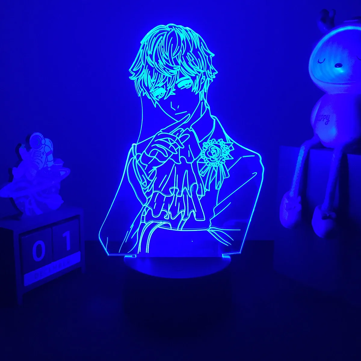 3d-лампа аниме Мистик-мессенджер светодиодный ночсветильник для детской комнаты