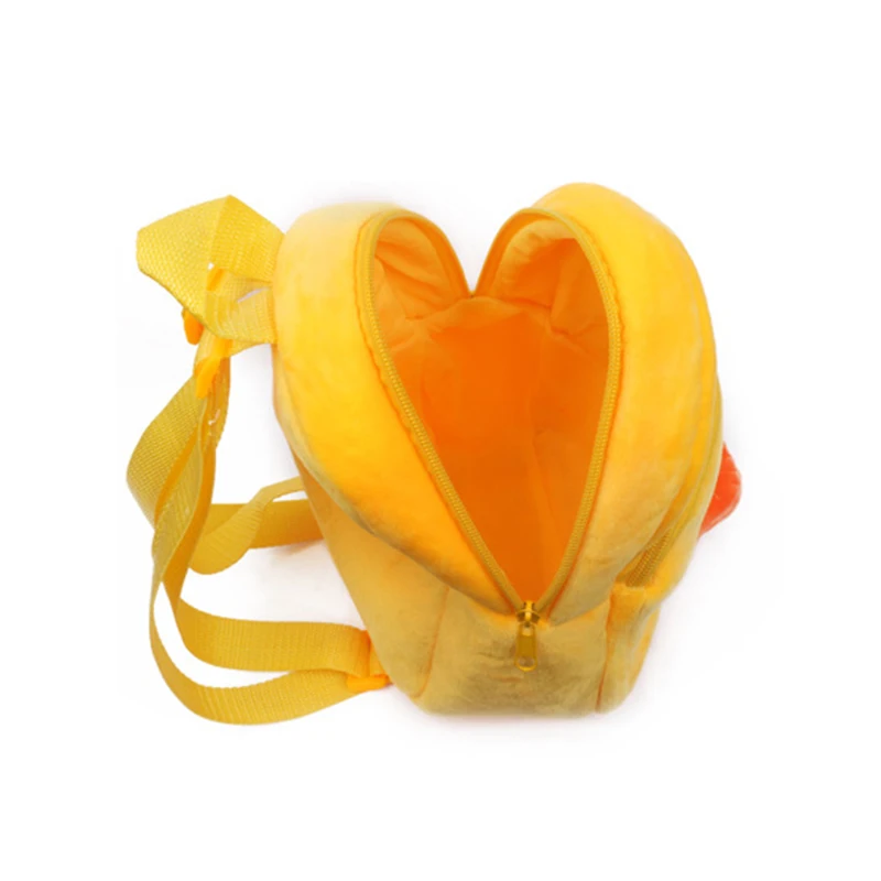 Детские плюшевые рюкзаки с желтой уткой для девочек игрушки детей дошкольного