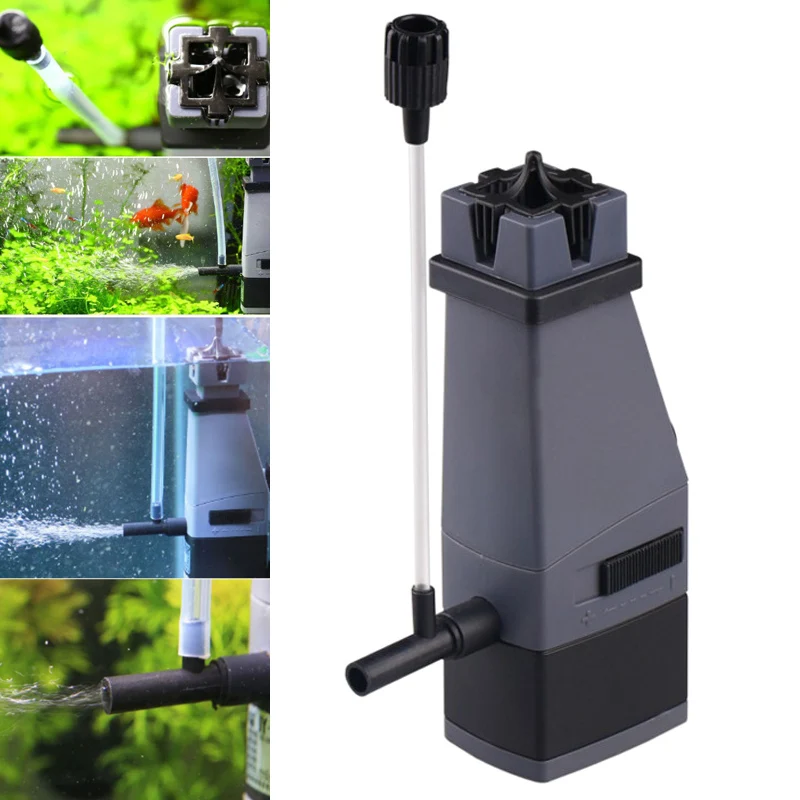 

Fish Tank Filter Aquarium Oil Pump Surface Skimmer Remove Oil Stain Film Water Pump Pump Oil Film Processor For Fish Tank