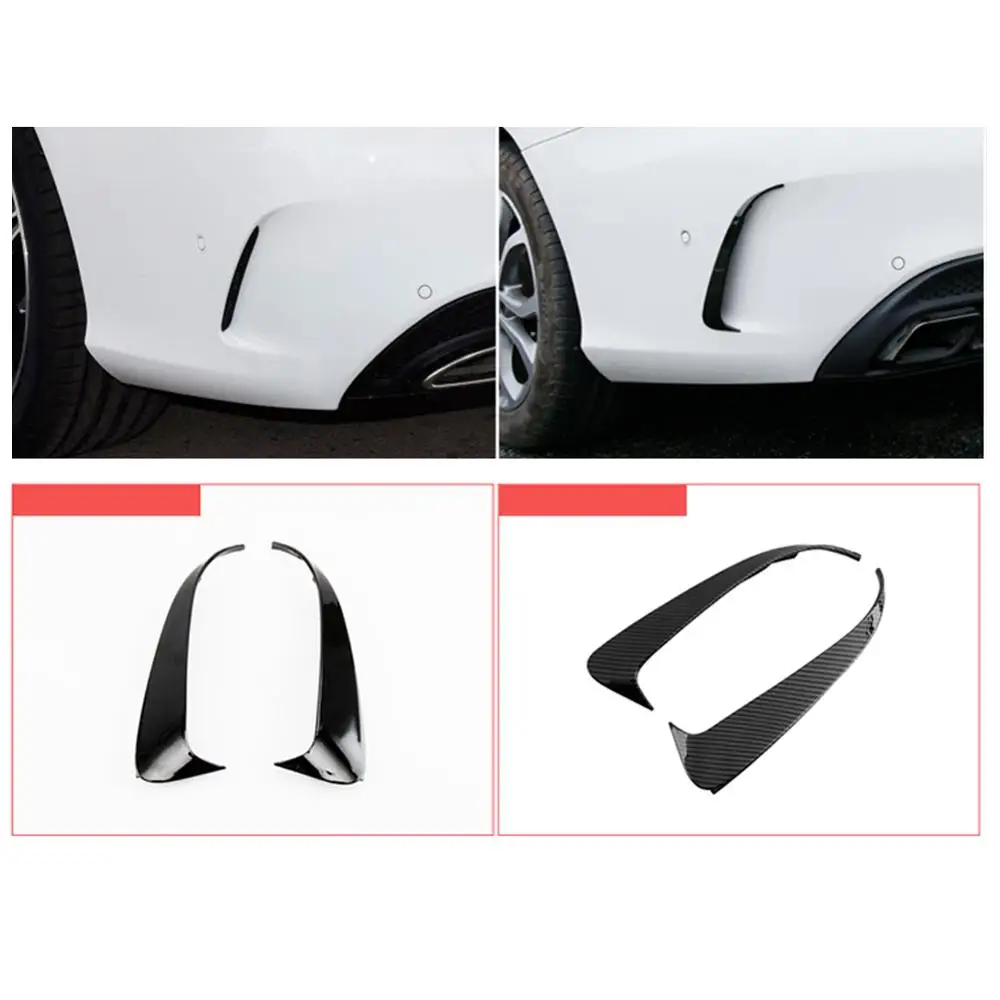 Rear Bumper Spoiler Universal Punch-free Air Vent For Benz W205/C200L/C180L/C260L Tuning Car Accessories | Автомобили и мотоциклы