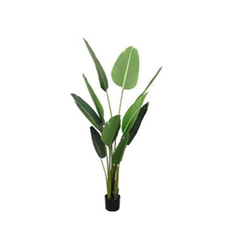 Искусственное растение банан для путешественника птица рай искусственное