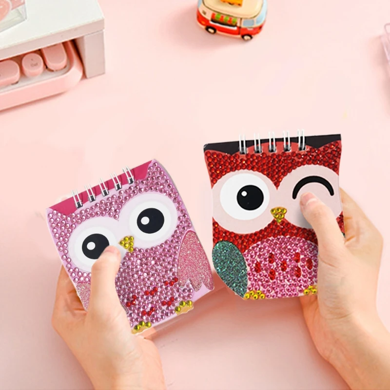 

DIY Diamond Painting Notebook Owl Diamond Embroidery Cross Stitch Diary Books