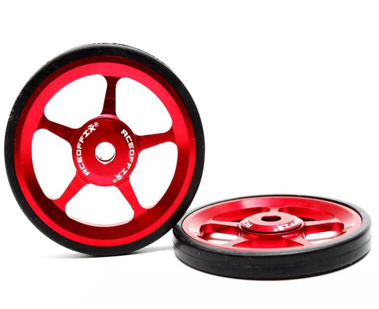1 пара велосипедов Easywheel 3 цвета алюминиевый сплав супер легкие колеса+ титановые болты для Brompton 22 г/шт