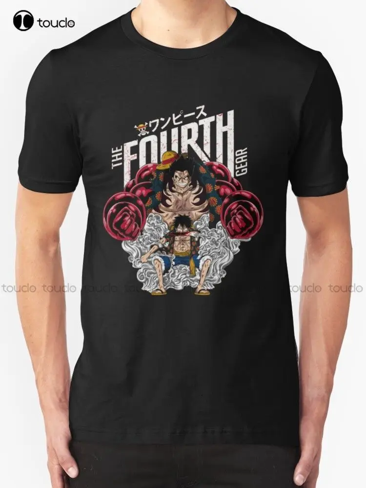 

Men New Short Sleeve Cotton Print Men'S T-Shirt One Piece Monkey D Luffy Gear Fourth Men'S T Shirt Blackphoto T Shirts Xs-5Xl
