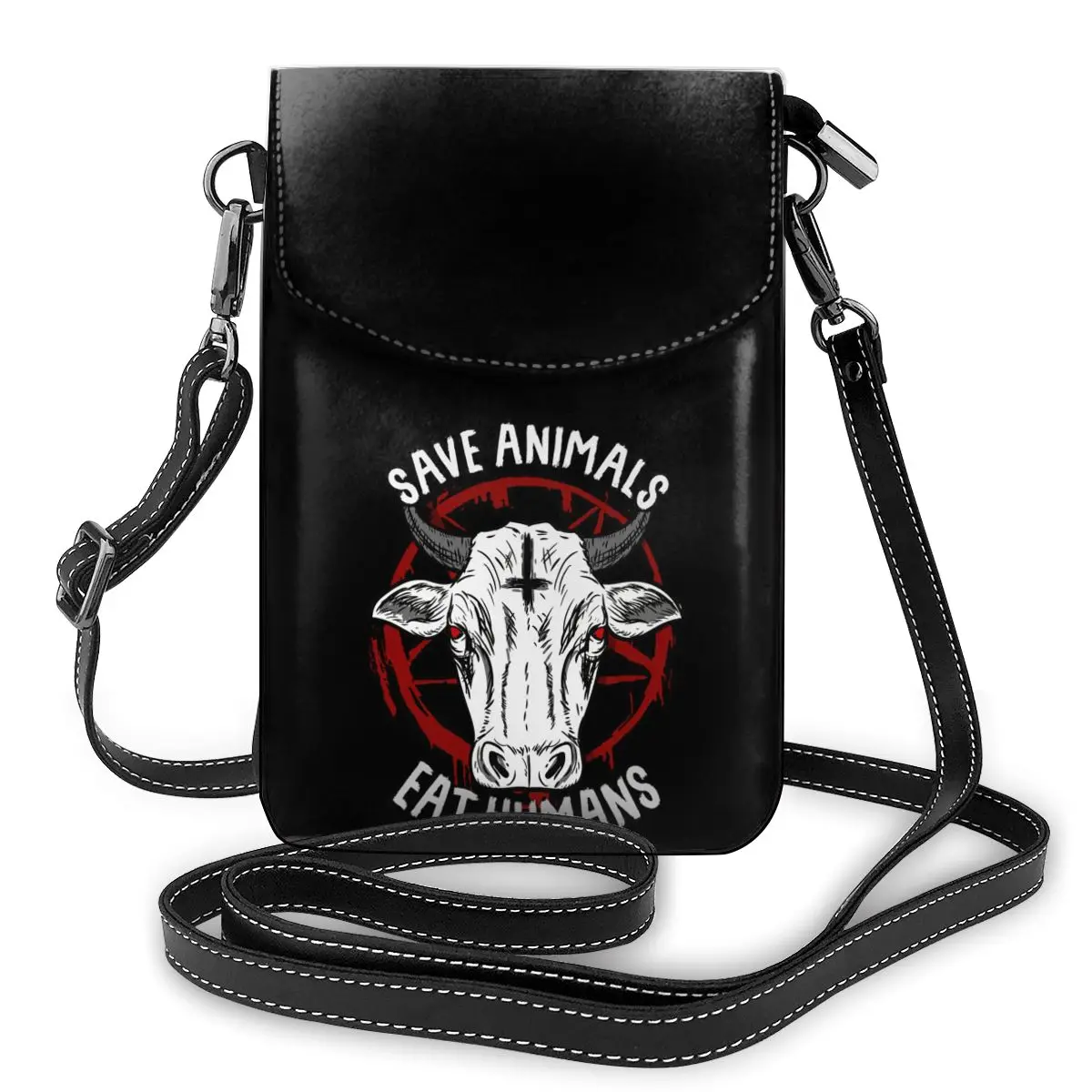 

Pentagram Shoulder Bag Bulk Reusable Women Bags Leather School Student Purse