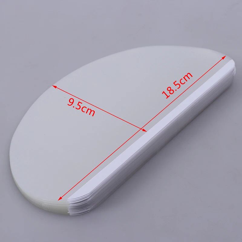 

50pcs/box Hair Cutting Protection Supplies Disposable Salon Hairspray Masks Face Hairspray Shield Film For Hair Salon