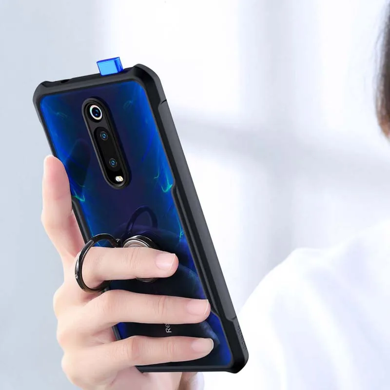 Хит Xundd Роскошный прозрачный чехол для Xiao mi Red mi K20 Pro Чехол с кольцом, противоударные подушки безопасности задняя крышка для Red mi K20 mi 9T 9T Pro Funda