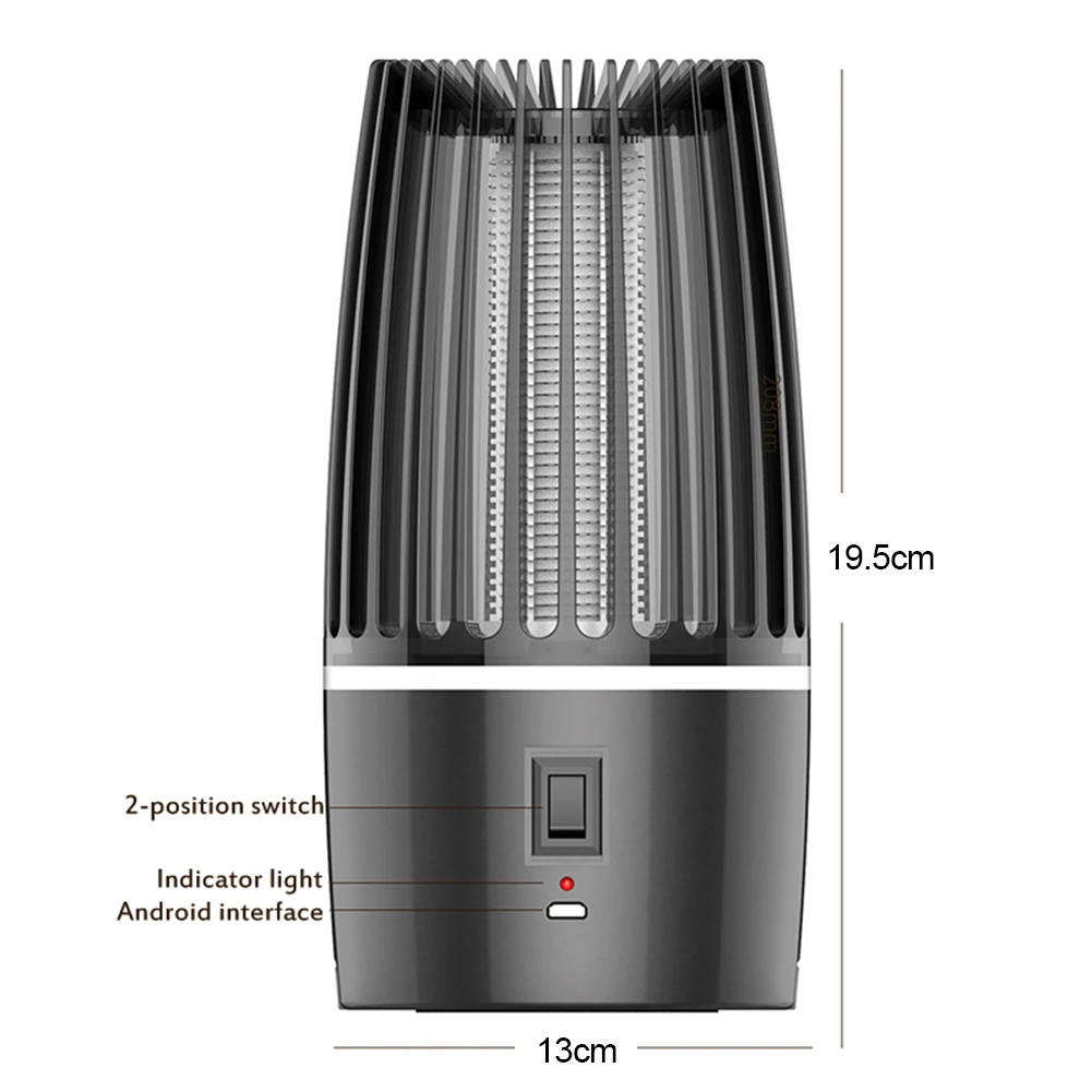 

360-400NM 5W Low Noise USB Rechargeable Mosquito Killer Lamp Insect Bug Pest Zapper Trap UV LED Light For baby's bedroom