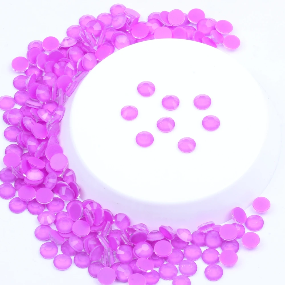 

Светящийся фиолетовый цвет стразы ss6-ss30 Блестящий стеклянный драгоценный камень 3D очаровательные плоские стразы флуоресцентный ноготь худ...