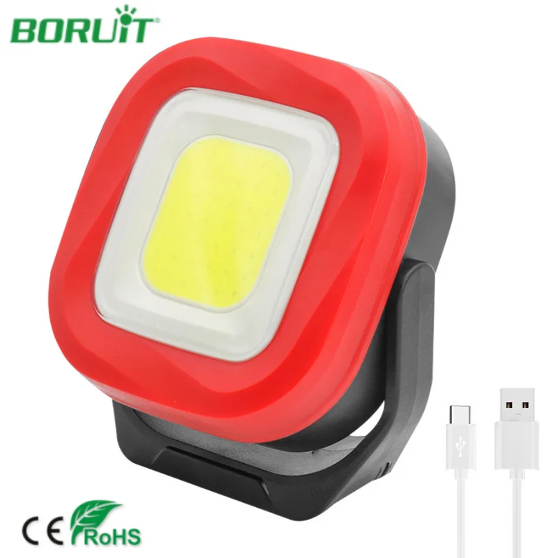 

BORUiT New S202 Hunting Work Inspection Light Camping Lamp Strong Magnetic Adsorption Camping Lights Type-C Smart Charging