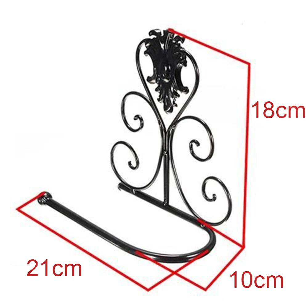 

Bathroom Toilet Paper Holder Retro Wrought Iron Roll Paper Holder Bathroom Wall Mount Paper Holder Bath Decors Toilet Paper Tray