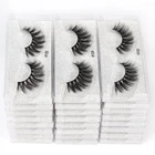 10 пар в комплекте; Норковые ресницы оптовая продажа оптом объемный Мягкий Набор накладных ресниц натуральных длинных тушь для ресниц 3d ручной работы faux cils