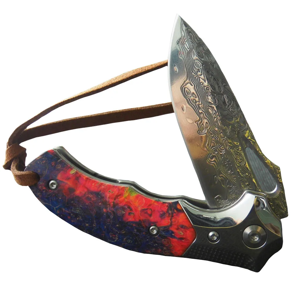 Кованый дамасский брикет MASALONG с фламинго инструменты для выживания на охоте