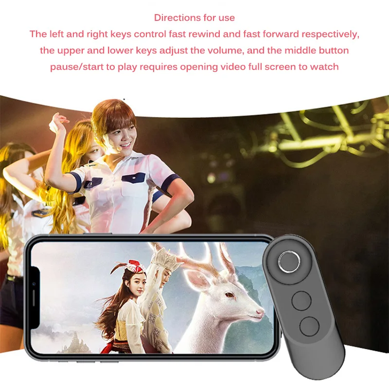 Беспроводной Bluetooth пульт дистанционного управления камерой для смартфонов