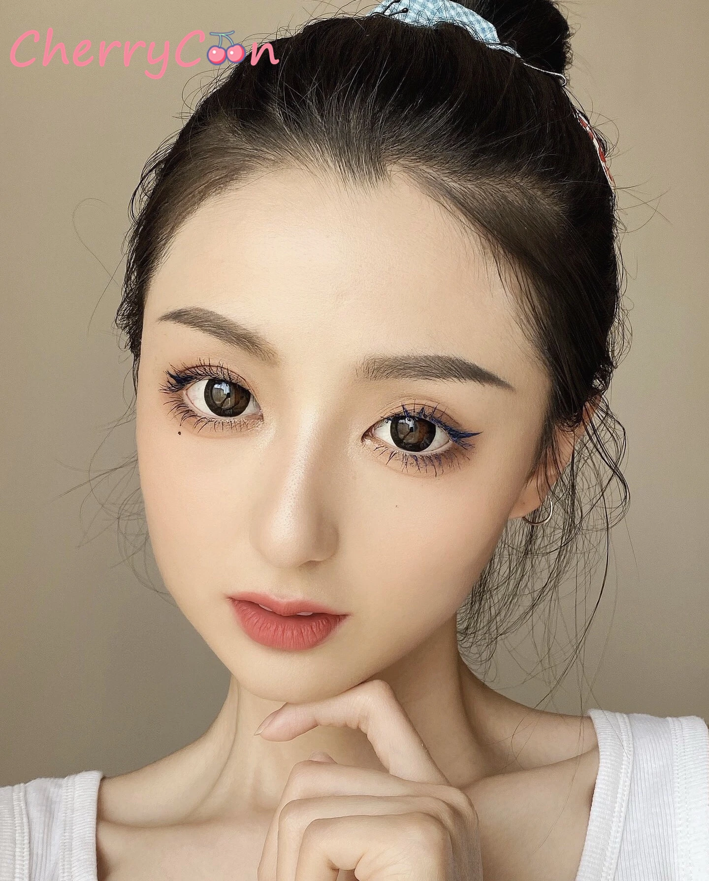 CherryCon красоты глаз и коричневого цветов В наличии большие размеры от красивый