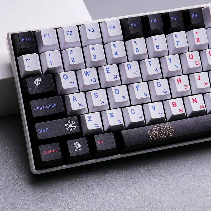 Star Wars Keycap 129 Key Theme Personalized Cherry Profile MX For Mechanical Keyboard Pbt Sublimatie Keycaps
