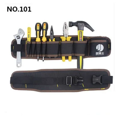 Heavy Duty Tool Pouch with Adjustable Belt Electrician Waist Bag Multifunction |