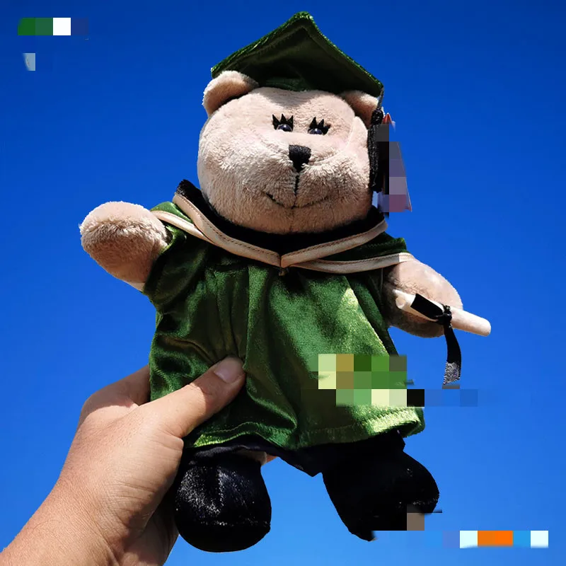 2018 Семья украшения куклы дарят подарки Выпускной платье медведь | Дом и сад