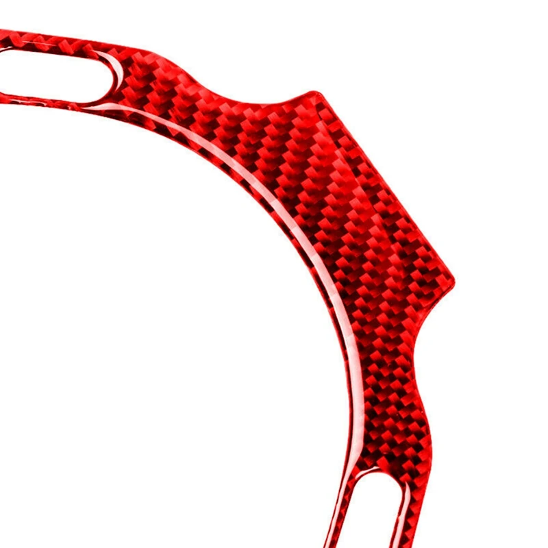 

Carbon Fiber Steering Wheel Trim Cover Decorative Sticker for Nissan GTR R35 2008-2014 Interior Moulding Parts