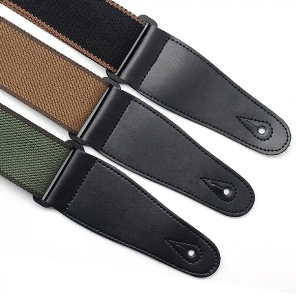 multi farbe gitarre gürtel einstellbare elektrische gitarre strap gitarre echtem leder akustische gitarre bass strap gürtel zubehör fre