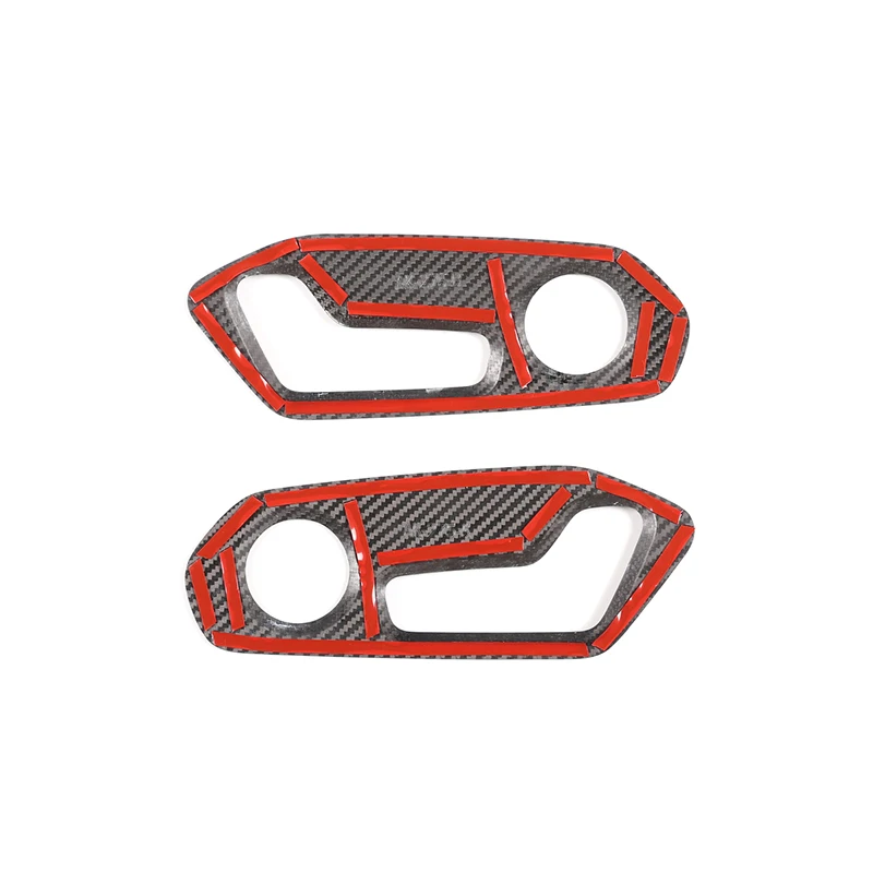 

For Lamborghini URUS 2018-21 Car Interior Seat Wwitch Panel Sticker 100% Carbon Fiber Interior Modification Accessories