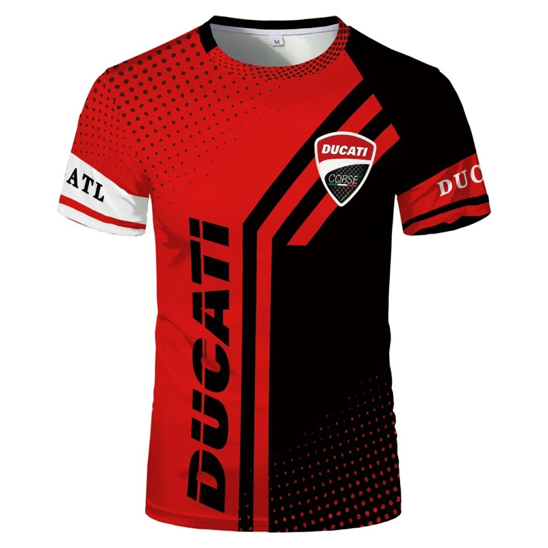 

3D Digital Printing Extreme Racing Sports Summer Men Leisure And Comfortable Breathable Short-Sleeved Speeding Sbsorption