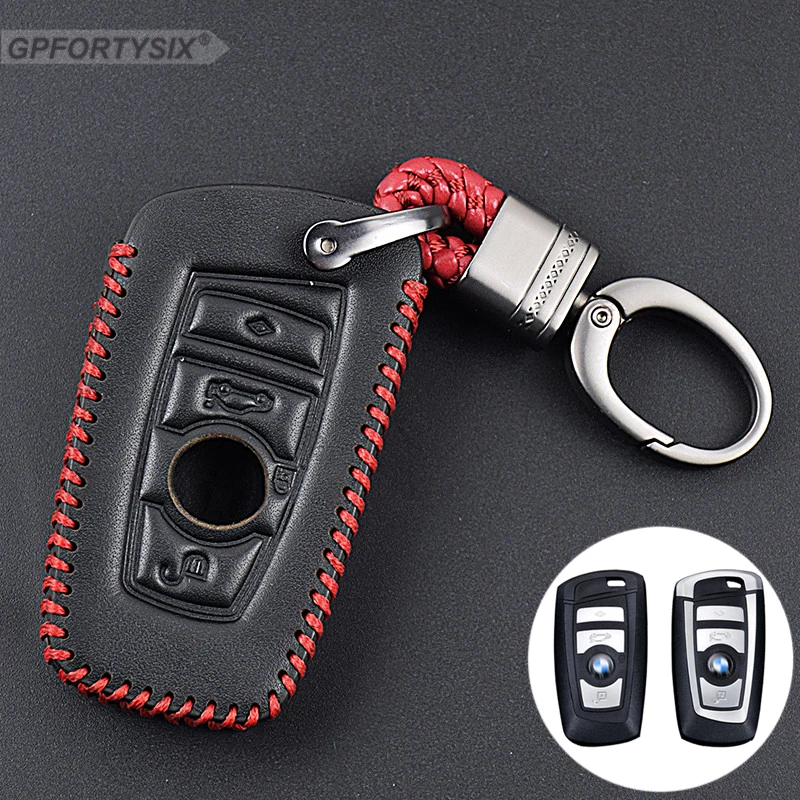 Чехол для автомобильных ключей чехол из натуральной кожи BMW F30 F20 X1 X3 X5 E30 E34 E90 E60 E36