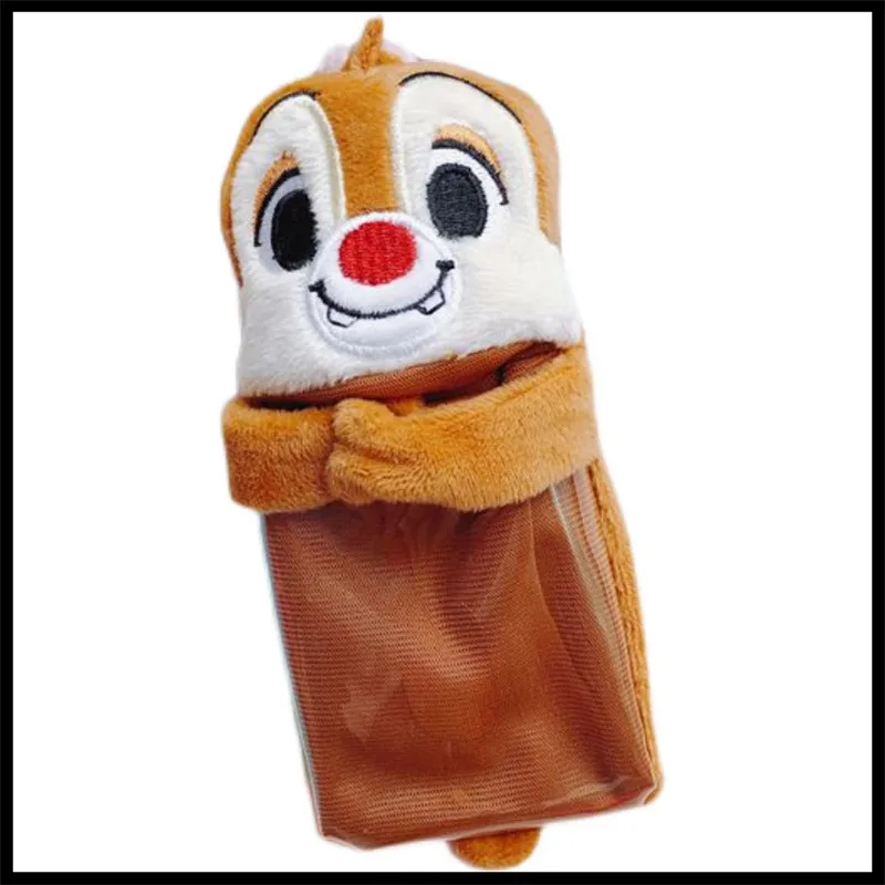 

Disney Stitch the Pooh Bear Squirrel Plush Stretch Card Holder Ornament