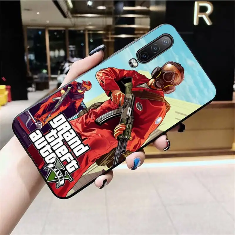 Мягкий черный чехол для телефона rockstar gta 5 Grand Theft Huawei P40 P30 P20 lite Pro Mate 20 P Smart 2019 prime |