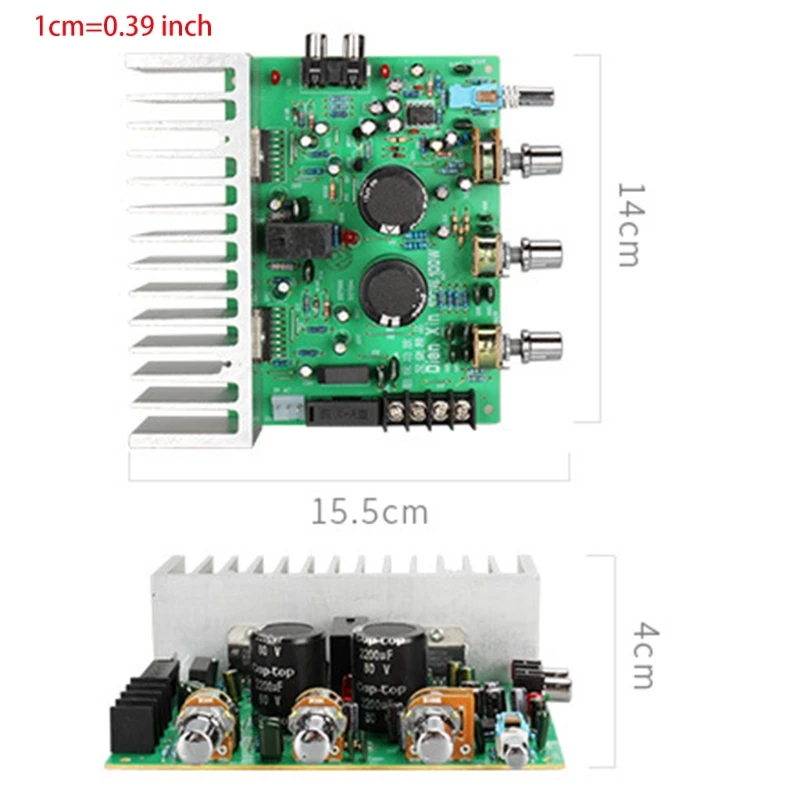 

TDA7294 Stereo Dual Channel Digital Power Amplifier Finished Board Amplifier Module Board