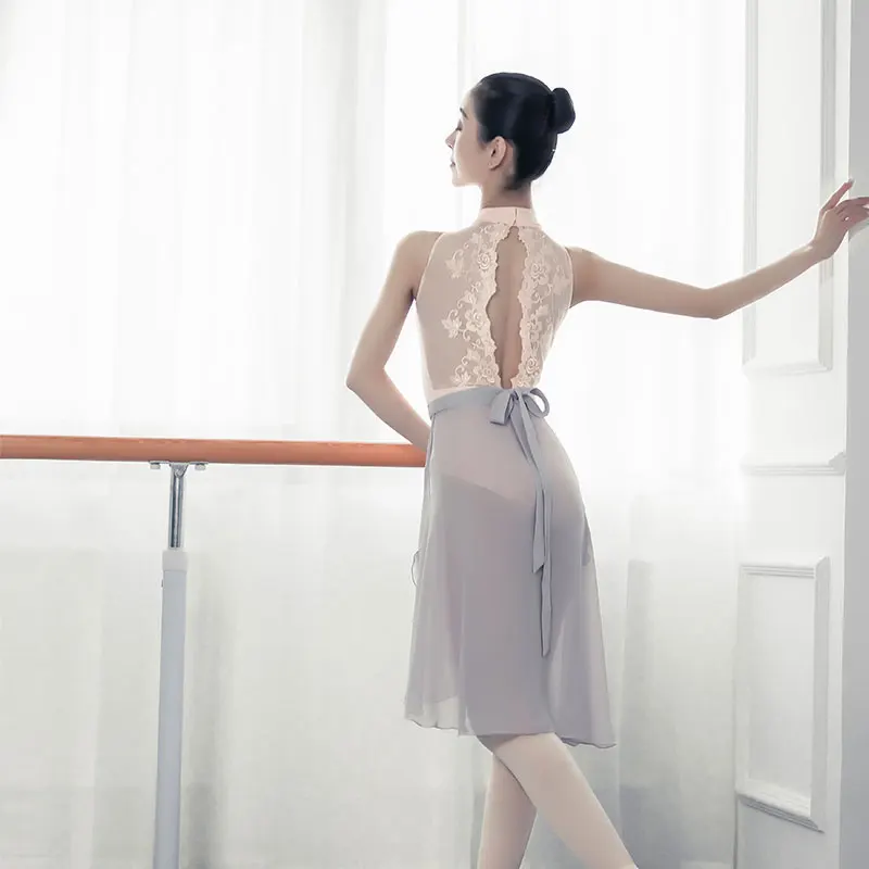 Балетная юбка для взрослых шифоновая танцевальная балерина танцевальное платье