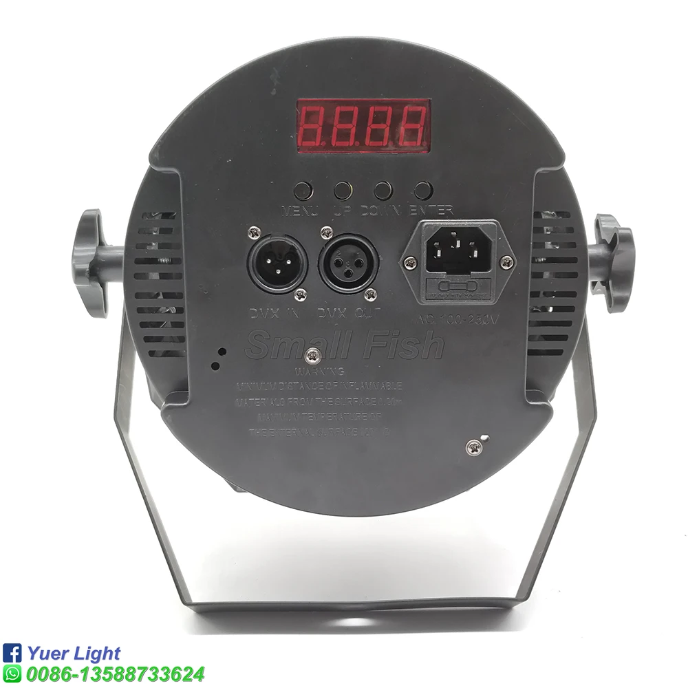 Светодиодный Par 18X12W RGBW DMX плоский Светильник СВЕТОДИОДНЫЙ сценический светильник