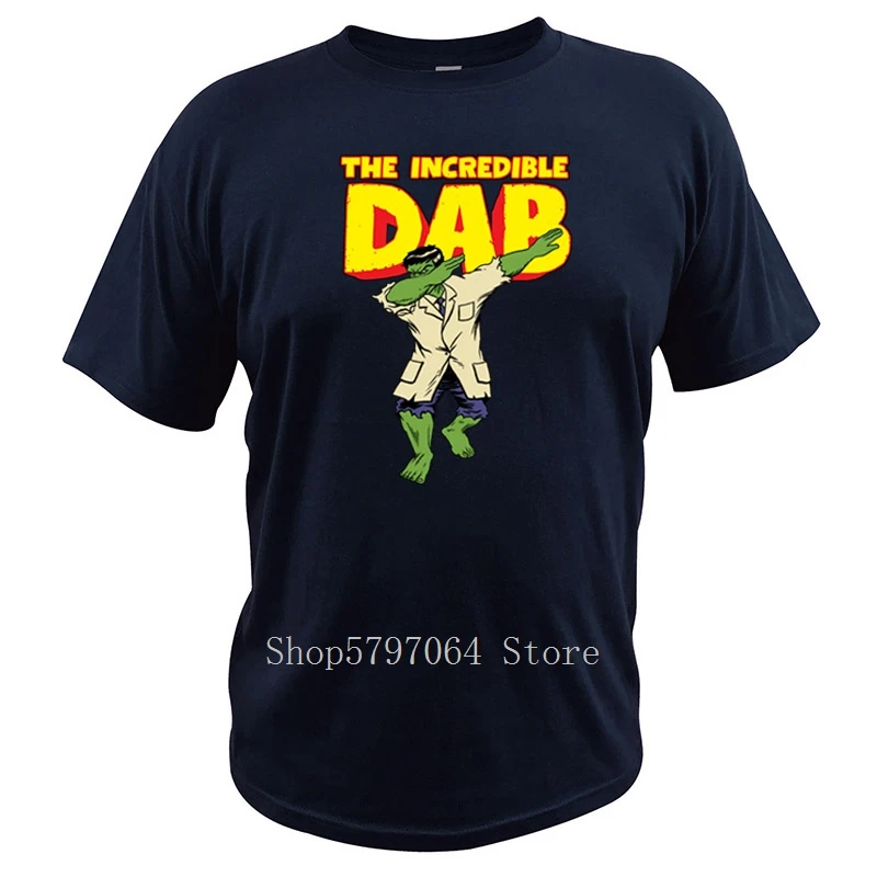 Футболка с Халком забавный супергерой танцующий невероятный даб Camiseta Comic Homme