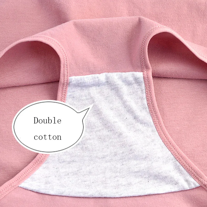 6pcs Women's underwear cotton Panties high waist high quality lingerie breathable wholesale large size 40-90kg cute Briefs