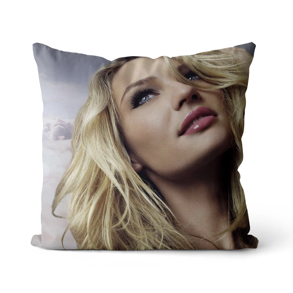 

Candice Swanepoel Velvet, Cotton Canvas square pillow cover cushion cover, used for sofa living room office party car