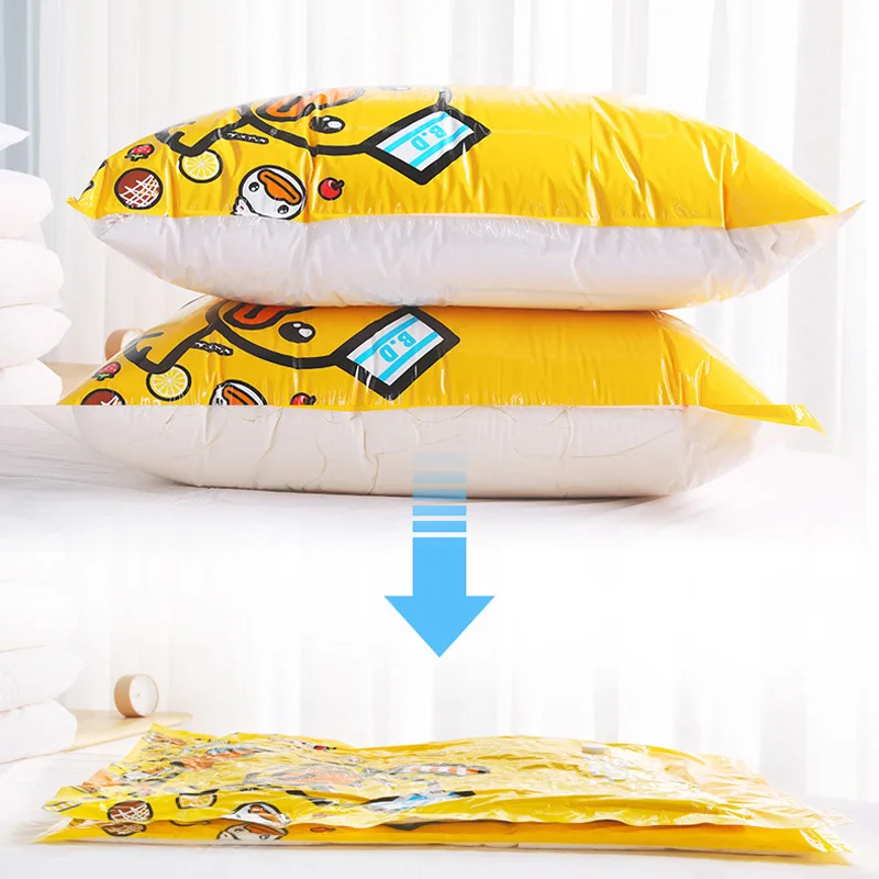 Новинка 6 шт./компл. симпатичная вакуумная сумка для хранения одежды Домашний