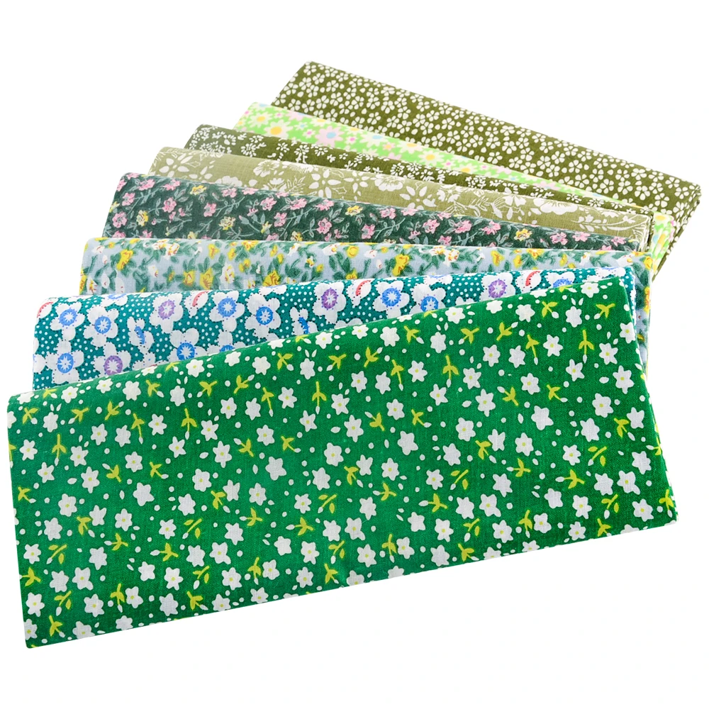 Квадратная хлопчатобумажная ткань с разноцветным принтом Teramila для шитья