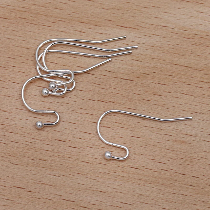 50 шт./лот 0 7 мм толщина латунный крючок для ушей ювелирные аксессуары Сделай Сам