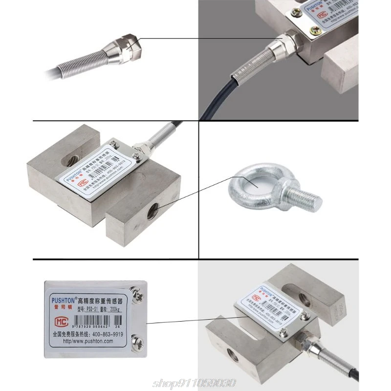 

Portable S-type High-Precision Load Cell Scale Sensor 50-2000 KG for Hopper Weight High Pressure A16 21 Dropship