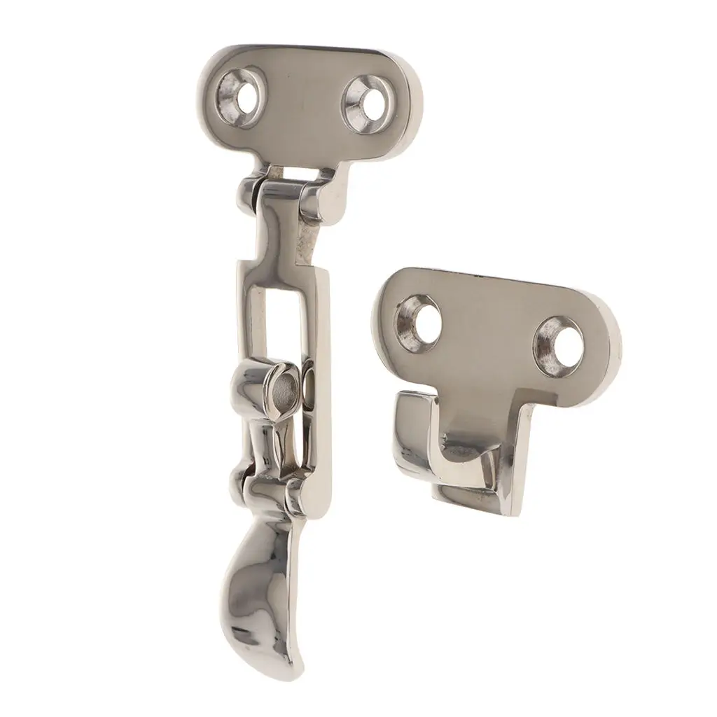 

Boat Latch - Anti-Rattle Fastener Clamp - Locker Hatch – 4 3/8inch Marine 316 Stainless Steel