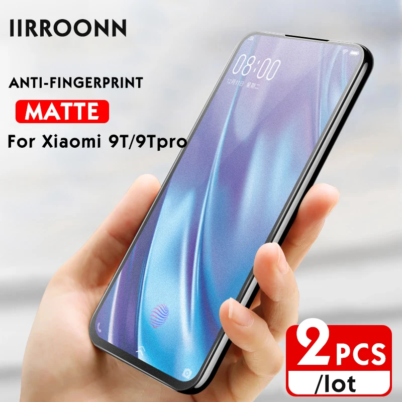 2 шт./лот матовое закаленное стекло для Xiaomi 8 9 8lite 8se 9se 9T pro MIX 3 mix2s A3 A2 XIAOMI защита