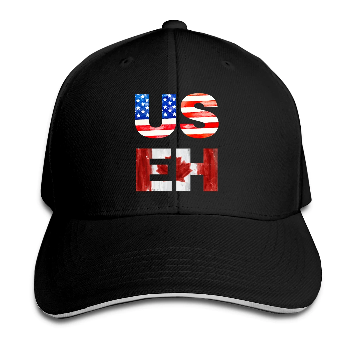 

Useh America Canada Hat Baseball Cap for Men Women Fashion Adjustable Sun Hat