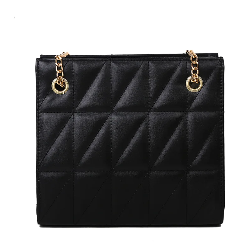 

Ladies fashion bag new fashion texture chain messenger bag Joker diamond bag casual shoulder bag